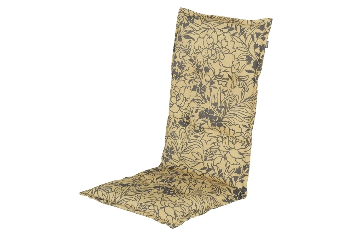 Hartman Katy Yellow Hoge Rug Tuinkussen 123x50x8 1 Hartman Katy Yellow Hoge Rug Tuinkussen 123x50x8