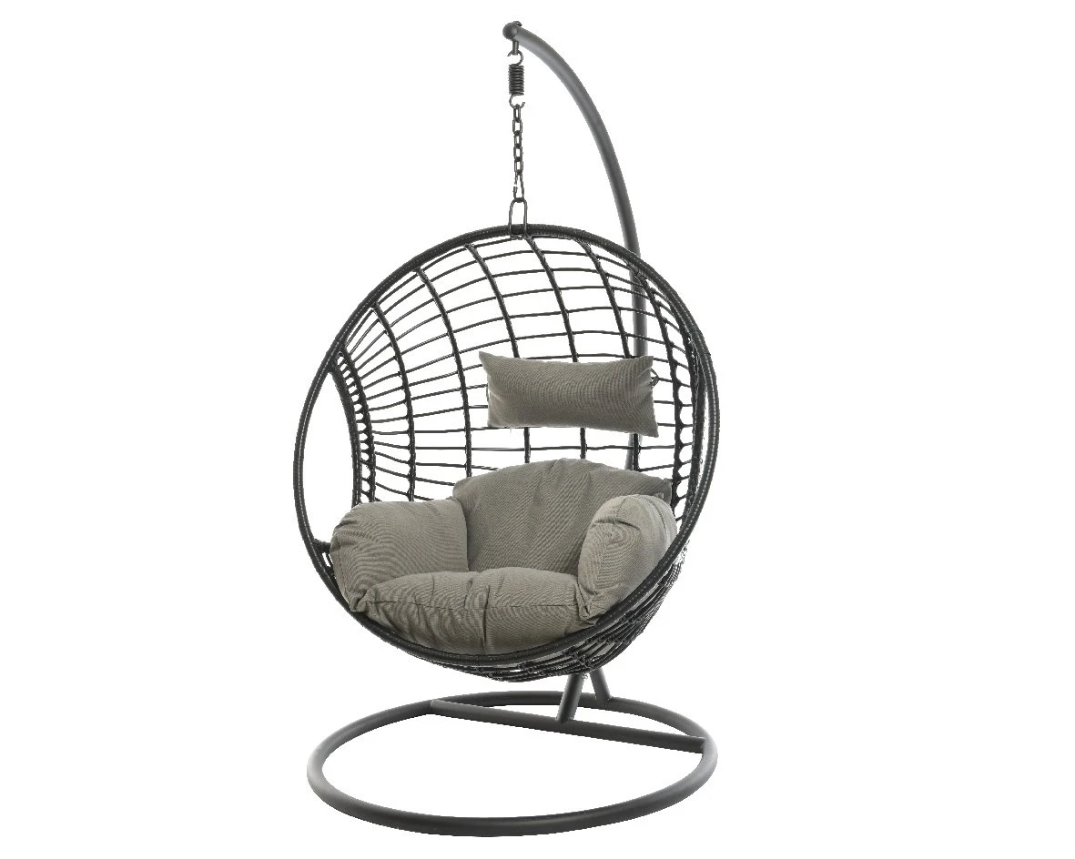 London Hang-ei Wicker Zwart - 129 X 105 X 186 Cm 1 London Hang-ei Wicker Zwart - 129 X 105 X 186 Cm