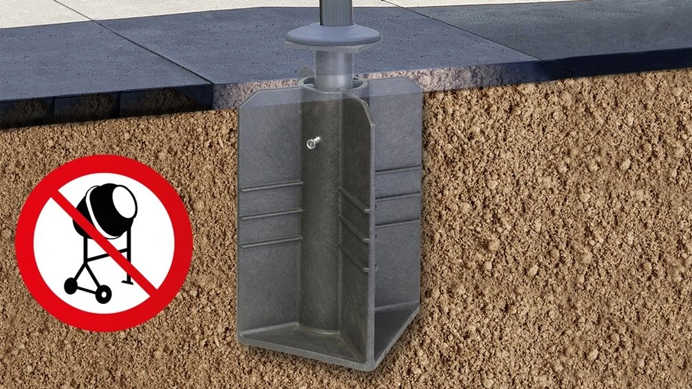 Platinum Ingraafvoet Zonder Beton 2 Platinum Ingraafvoet Zonder Beton - Afbeelding 2