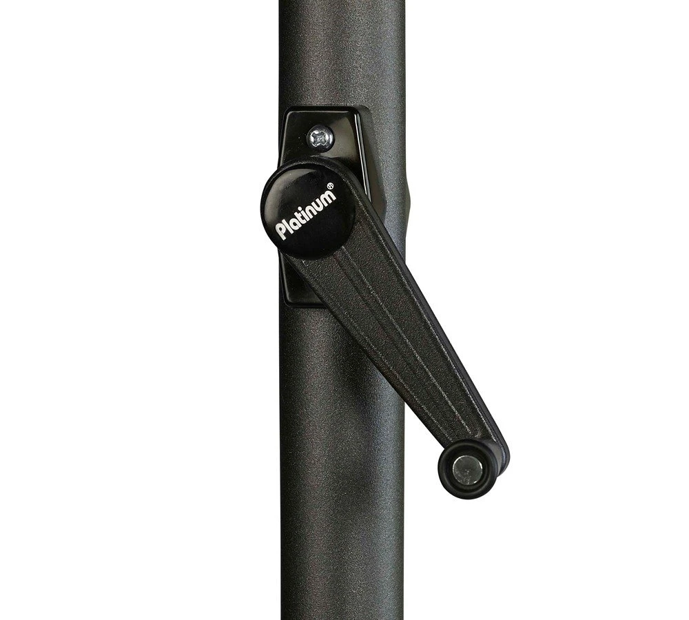 Platinum Middenstokparasol Antigua Volant Ø 300 Cm Wit 2 Platinum Middenstokparasol Antigua Volant Ø 300 Cm Wit - Afbeelding 2