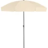 Platinum Middenstokparasol Aruba Volant Ø 200 Cm Ecru