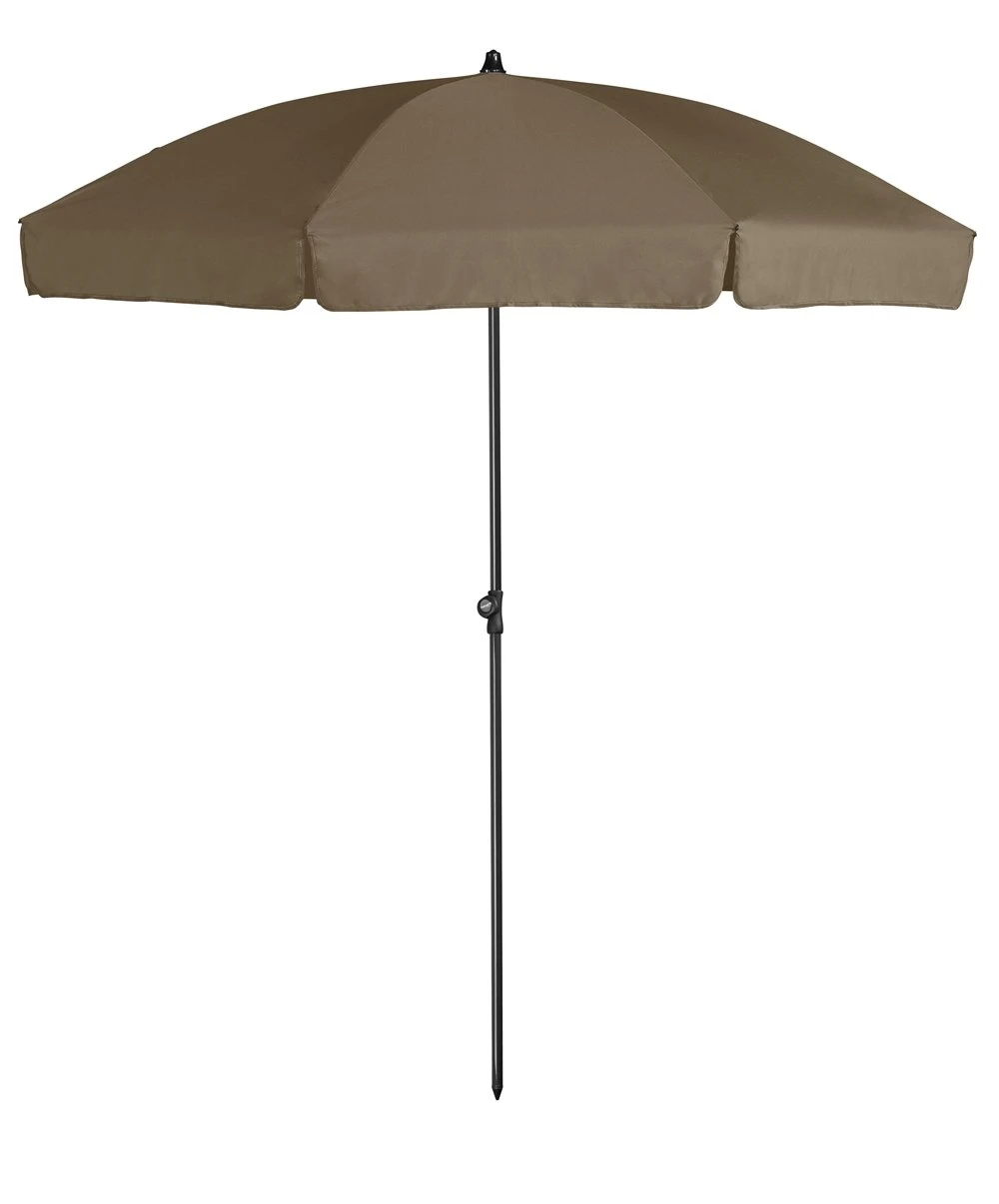 Platinum Middenstokparasol Aruba Volant Ø 200 Cm Taupe 1 Platinum Middenstokparasol Aruba Volant Ø 200 Cm Taupe