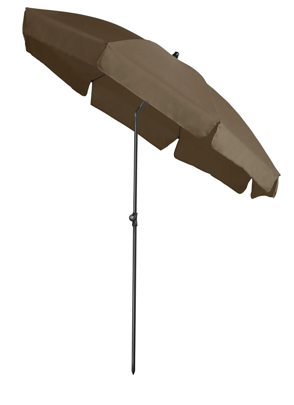 Platinum Middenstokparasol Aruba Volant Ø 200 Cm Taupe 2 Platinum Middenstokparasol Aruba Volant Ø 200 Cm Taupe - Afbeelding 2