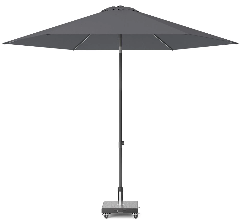 Platinum Middenstokparasol Lisboa Ø 300 Cm Antraciet 1 Platinum Middenstokparasol Lisboa Ø 300 Cm Antraciet
