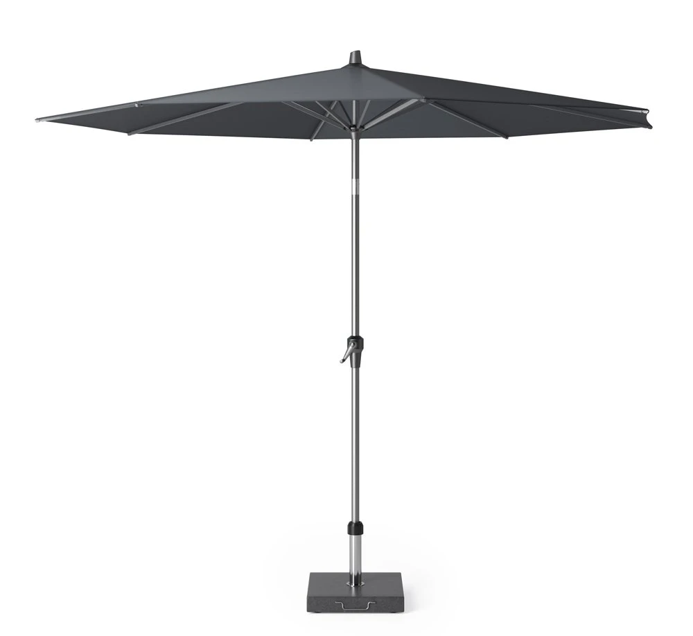Platinum Middenstokparasol Riva Ø 300 Cm Antraciet 1 Platinum Middenstokparasol Riva Ø 300 Cm Antraciet