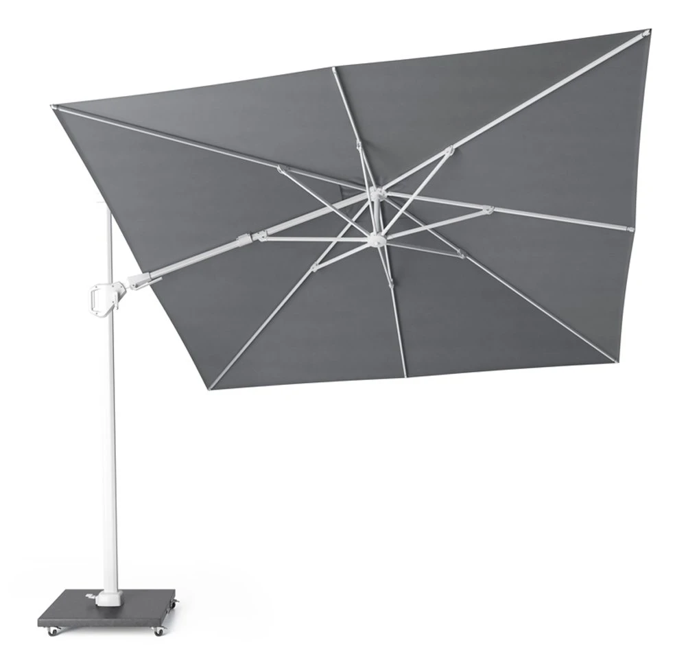 Platinum Zweefparasol Challenger T² 300 X 300 Cm Manhattan 2 Platinum Zweefparasol Challenger T² 300 X 300 Cm Manhattan - Afbeelding 2