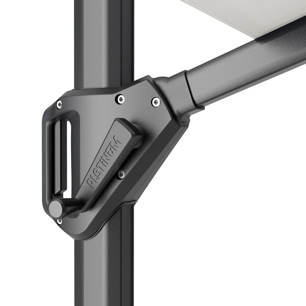 Platinum Zweefparasol Challenger T¹ 300 X 300 Cm Taupe 3 Platinum Zweefparasol Challenger T¹ 300 X 300 Cm Taupe - Afbeelding 3