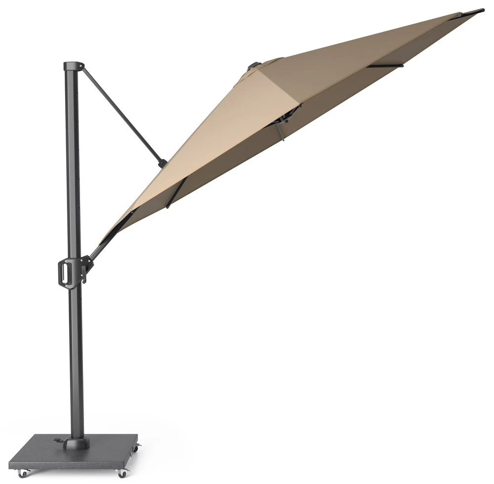 Platinum Zweefparasol Challenger T¹ Ø 350 Cm Taupe 2 Platinum Zweefparasol Challenger T¹ Ø 350 Cm Taupe - Afbeelding 2