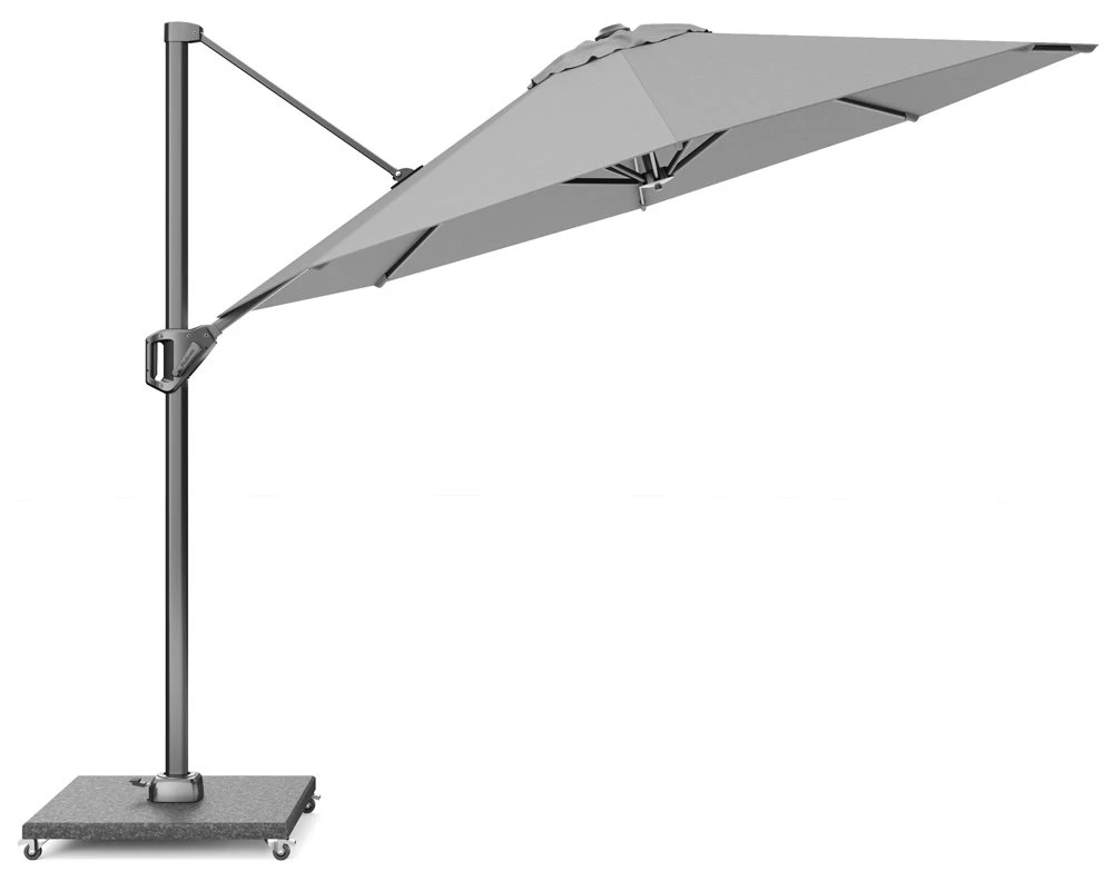 Platinum Zweefparasol Voyager T¹ Ø 300 Cm Lichtgrijs 2 Platinum Zweefparasol Voyager T¹ Ø 300 Cm Lichtgrijs - Afbeelding 2
