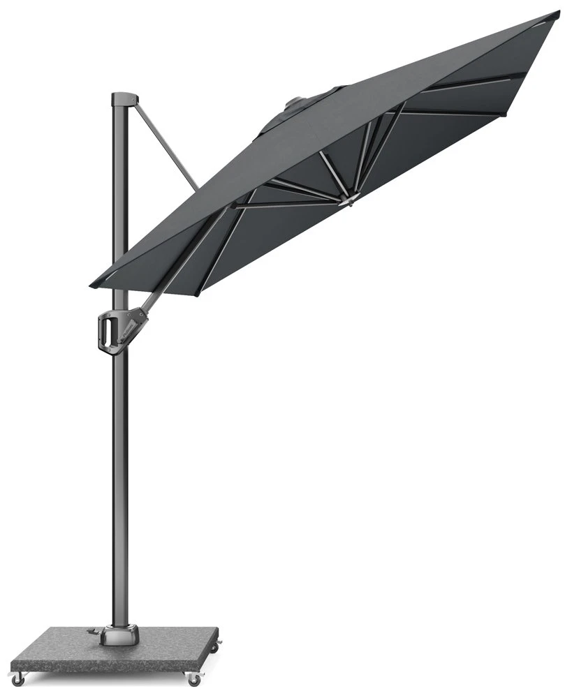 Platinum Zweefparasol Voyager T¹ 300 X 200 Cm Antraciet 2 Platinum Zweefparasol Voyager T¹ 300 X 200 Cm Antraciet - Afbeelding 2