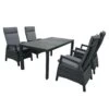 Royal Seasons FABIO DINING Tuinset Met 4 Stoelen