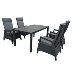Royal Seasons FABIO DINING Tuinset Met 4 Stoelen