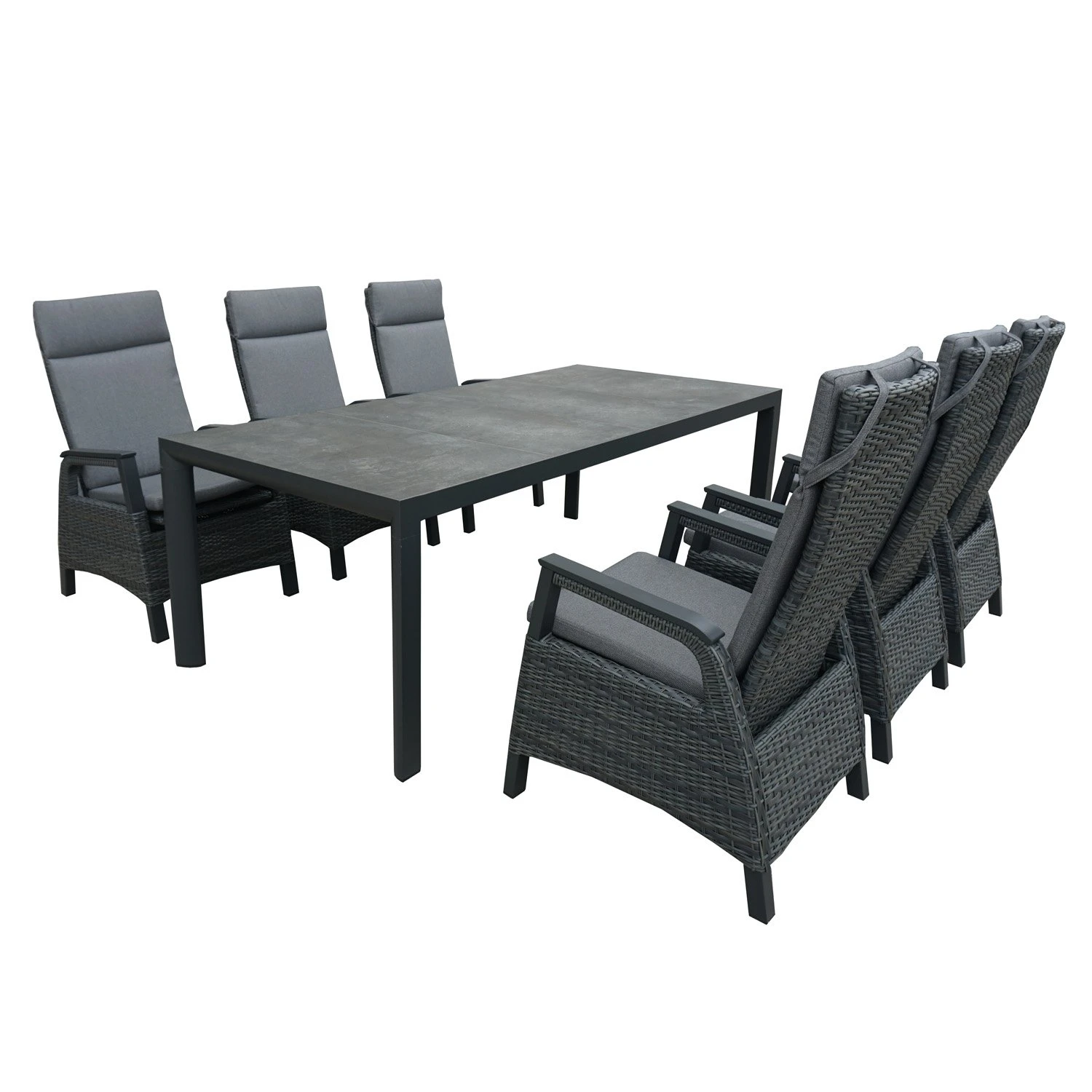Royal Seasons FABIO DINING Tuinset Met 6 Stoelen 1 Royal Seasons FABIO DINING Tuinset Met 6 Stoelen