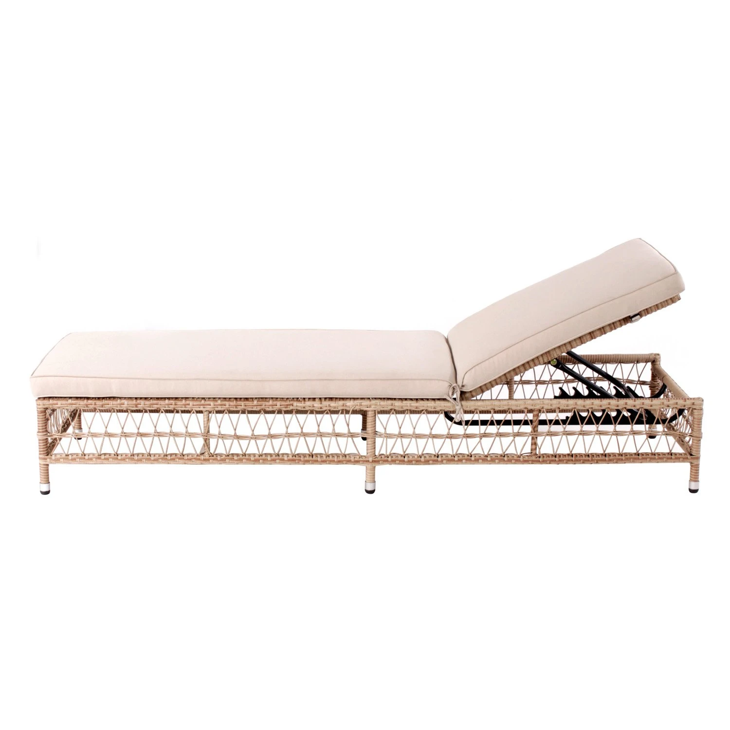 Royal Seasons MAURITIUS Ligbed - L 200 X B 68 X H 40 Cm 2 Royal Seasons MAURITIUS Ligbed - L 200 X B 68 X H 40 Cm - Afbeelding 2