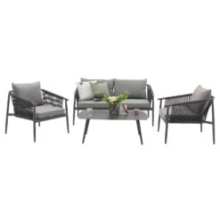 Royal Seasons SANTOS Rope Stoel-bank Loungeset -Platinum Verkoopwinkel royal seasons santos rope stoel bank loungeset 1500x1500 643e9d78ed3a3 l