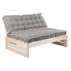 Palletkussen RAFFELED Khaki - 120 X 40 X 8 Cm -Platinum Verkoopwinkel rugkussen raffeled khaki 120 x 40 x 8 cm 1000x1000 628225c7181be l