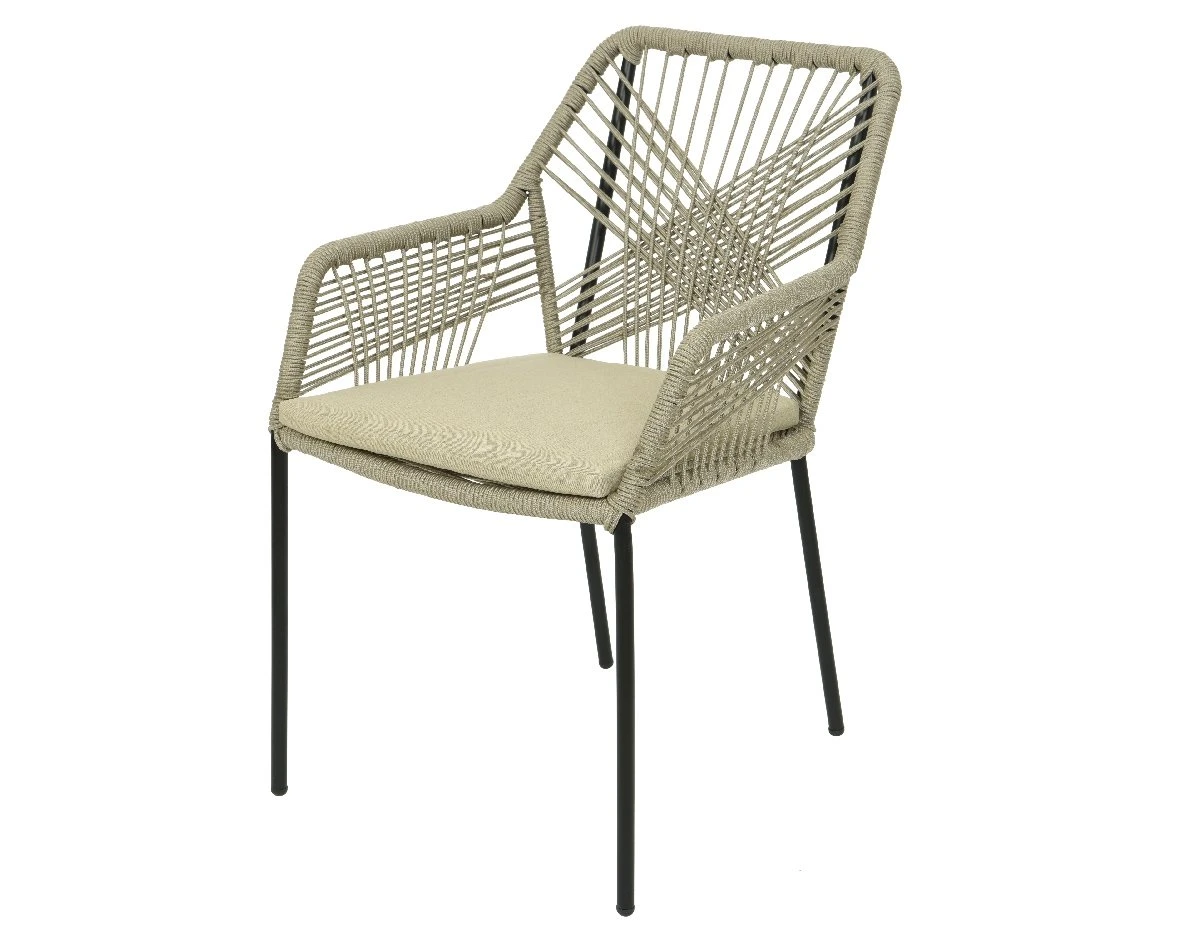 Seville Tuinstoel Beige - 63 X 57 X 85 Cm 1 Seville Tuinstoel Beige - 63 X 57 X 85 Cm